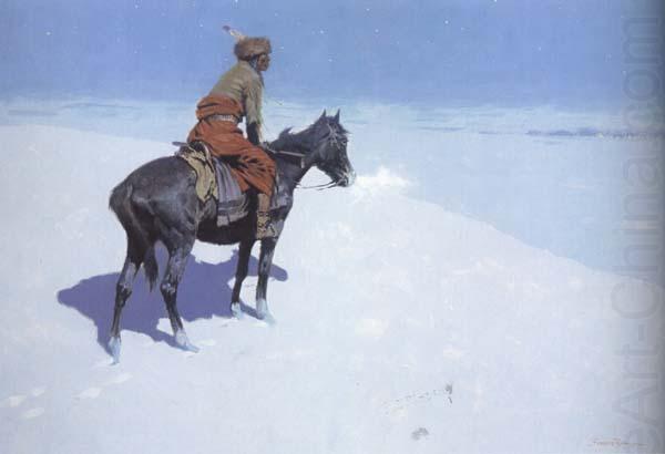 The Scout:Frends or Foes (mk43), Frederic Remington